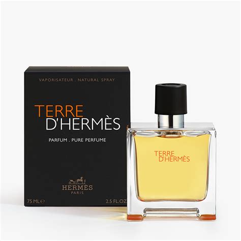 hermes terre d'hermes eau de parfum pure perfume 75ml|terre d'hermes pure parfum 200ml.